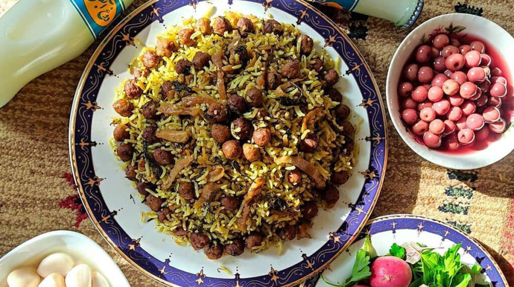کلم پلو شیرازی